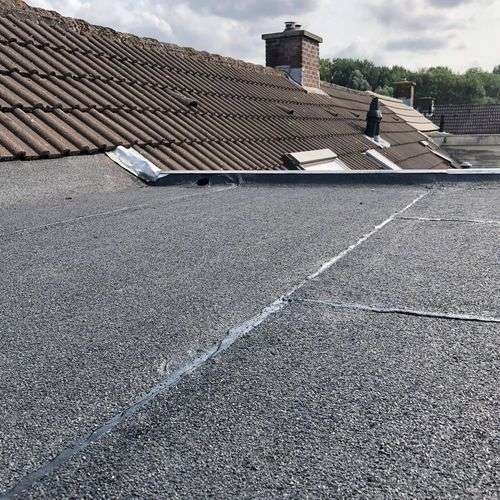 Nieuw plat dak gelegd in Harlingen